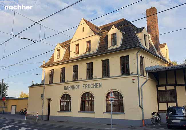 restaurierter Alter Bahnhof Frechen