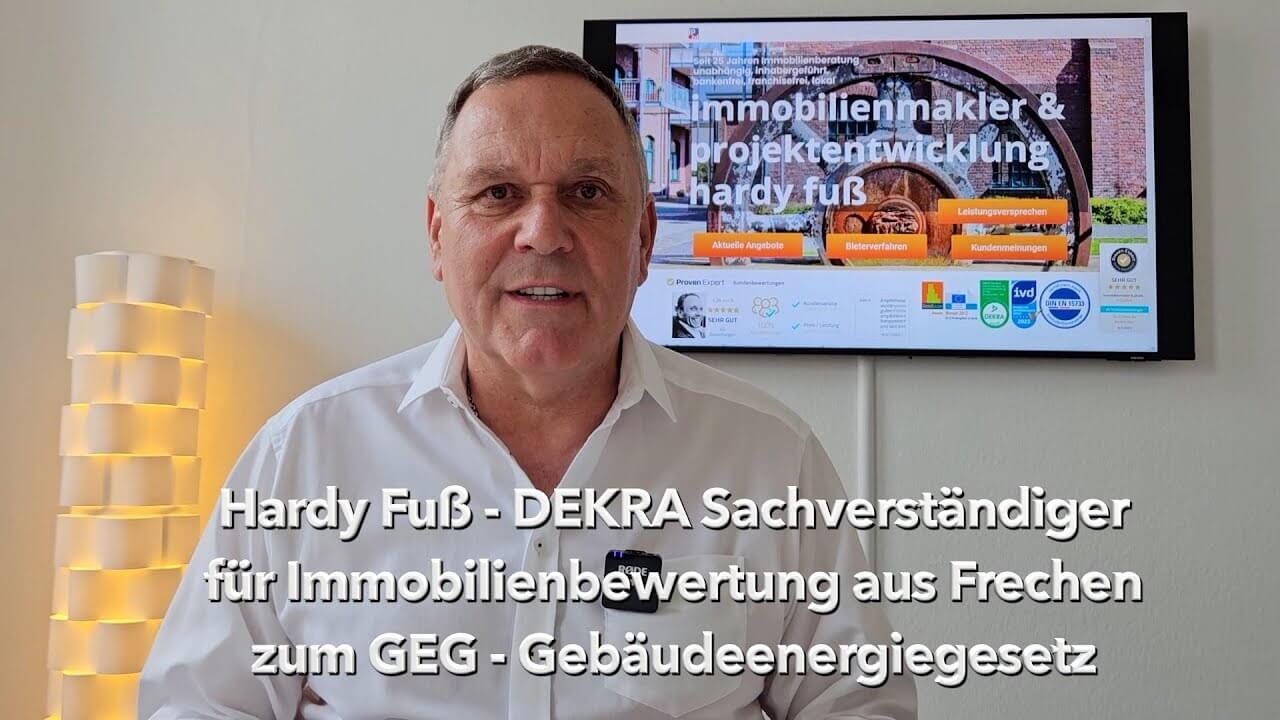 Was passiert mit Ihrer Heizung? Hardy Fuß - DEKRA Sachverständiger für Immobilienbewertung aus Frechen zum Gebäudeenergiegesetz GEG