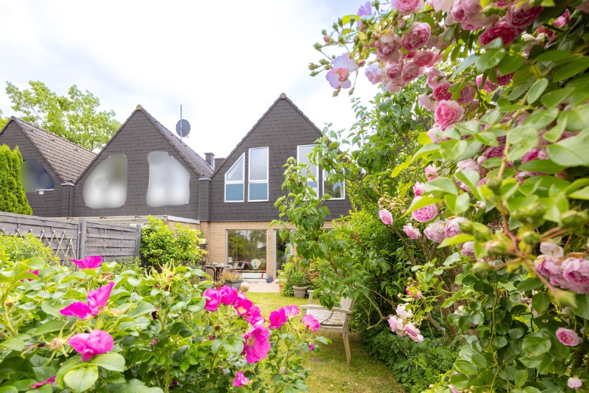 Rückansicht Haus vom Garten